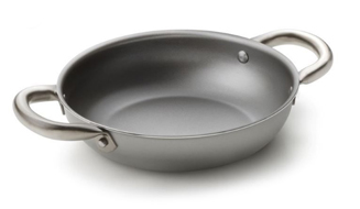 Poêle à Frire Deux Poignées 24 Cm - Accademia Mugnano - Fabriquée En Italie - Pour Gaz